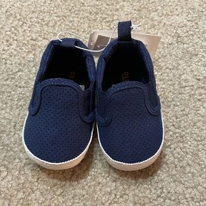 ✨NEW Old Navy Baby Shoes Loafers Navy Blue 3-6 Months
